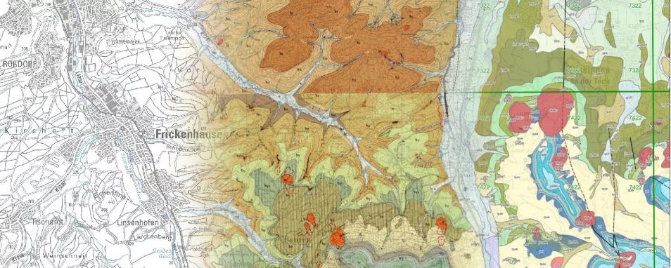 Geola - blattschnittfreie Darstellung der geologischen Karten